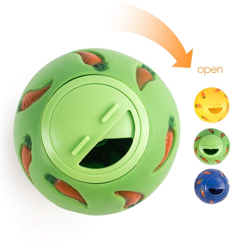 Niteangel Treat Ball, Snack Ball for Small Animals (Small, Yellow & Green) - Image 3